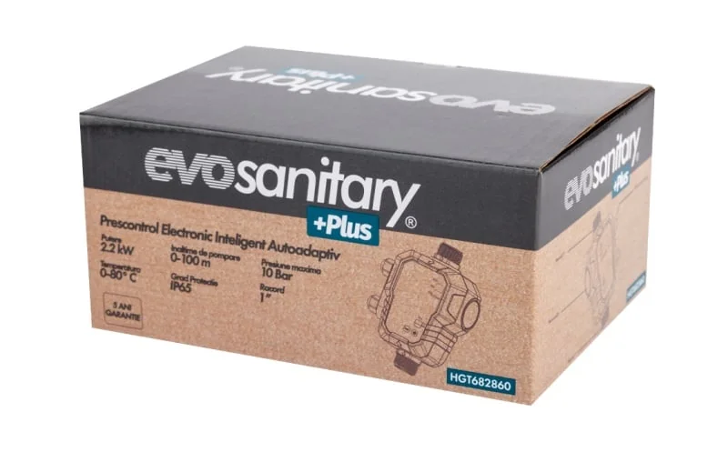 Prescontrol Electronic Inteligent 2.2 kW, 10 Bar, Afișaj Digital, IP65, EvoSanitary 682860
