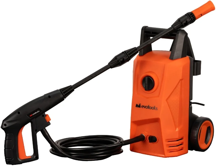 Aparat De Spălat Cu Presiune Turbojet 1400W, 110 Bar, 5.5 L/min, Furtun 5M, Evotools 683284