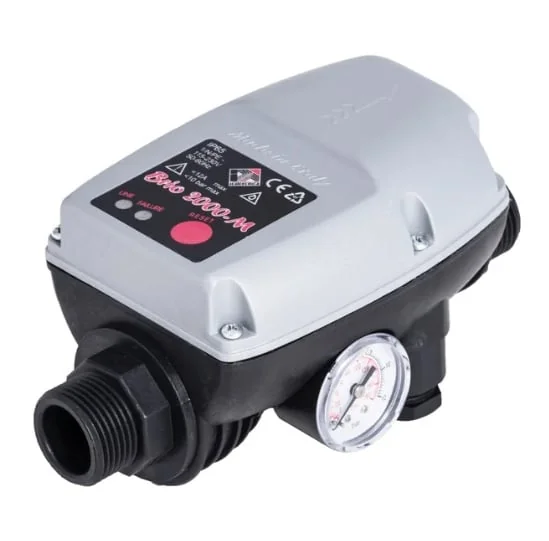 Presostat Electric Automat 1.1kW, 1'' Inch, Cu Manometru, Campion CMP1448