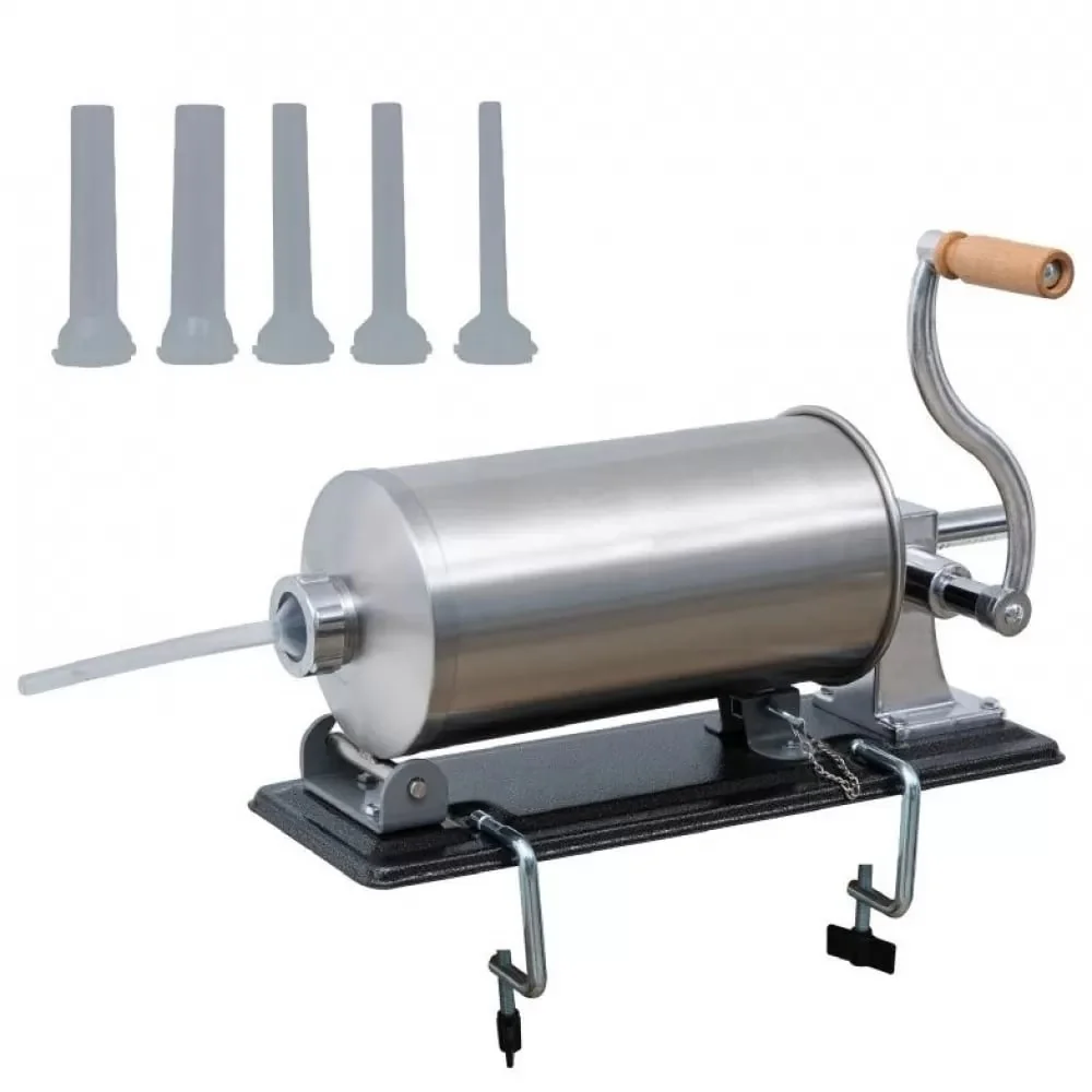 Masina Carnati Orizontala 4Kg, 5 Palnii, Constructie Inox, Craft-Tec MX131