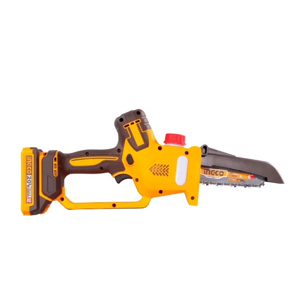 Mini Drujba Electrica Fierastrau De Mana Pe Acumulator 20V, 15 Cm, Motor Brushless, 11 M/S, INGCO CGSLI2066
