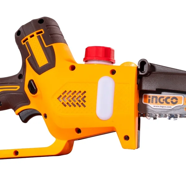 Mini Drujba Electrica Fierastrau De Mana Pe Acumulator 20V, 15 Cm, Motor Brushless, 11 M/S, INGCO CGSLI2066