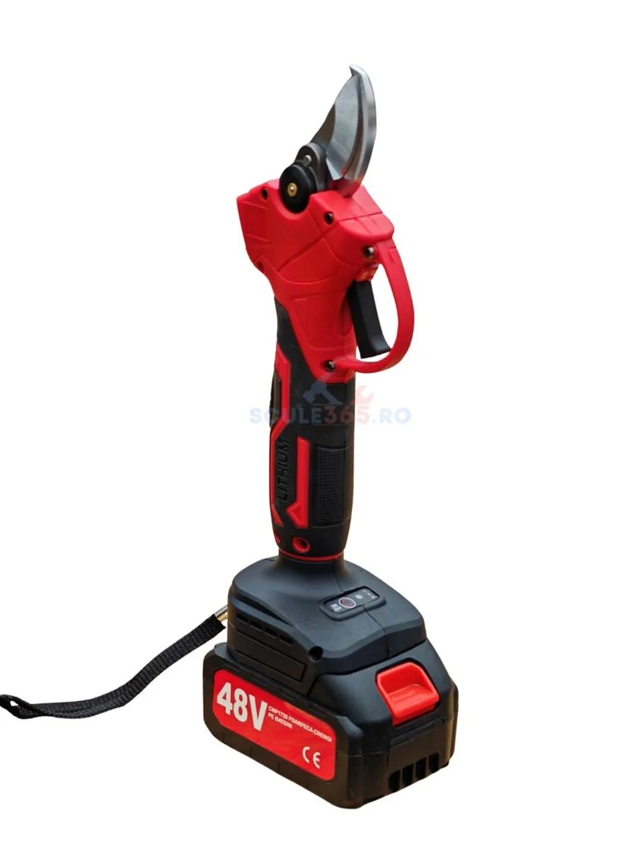 Foarfeca Gradina Electrica Cu 2 Acumulatori 48V X 8Ah, Pentru Gradina, Diametru Taiere 27Mm, Valiza, Profesional Motoyama Japan Cmp1728
