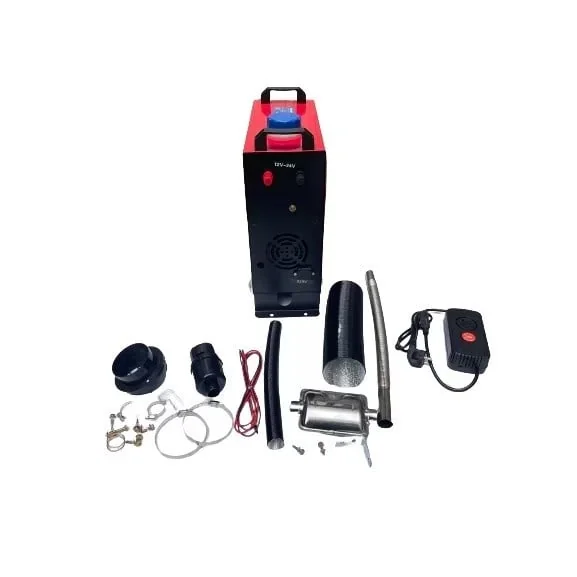 Aeroterma Pe Motorina 8kW, Rezervor 5L, Sirocou 220V/12V/24V, Cu Evacuare, Telecomanda, Afisaj Digital, Campion CMP1455
