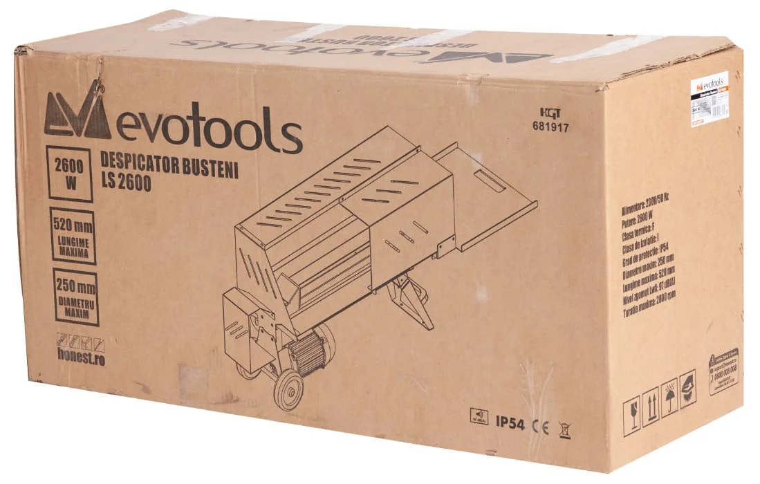 Despicator Butureni 7 Tone, 520 Mm, 2600W, LS 2600 EPTO Evotools 681917