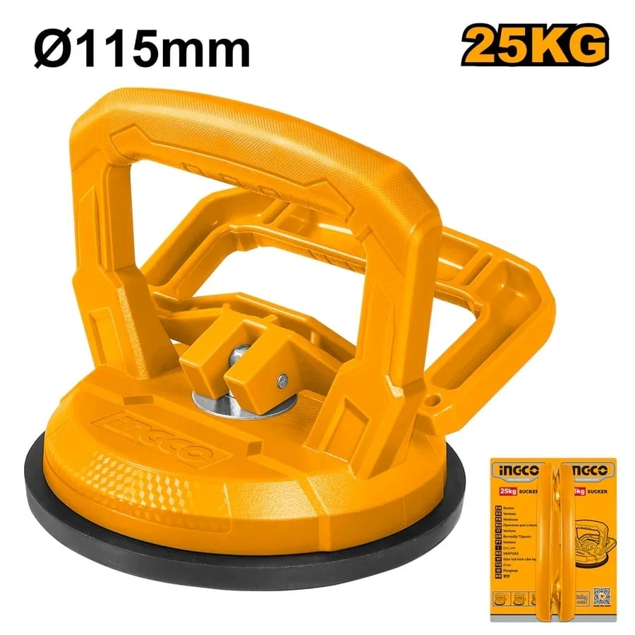 Ventuza Simplă 115mm, ABS, 25kg, INGCO HSU012501