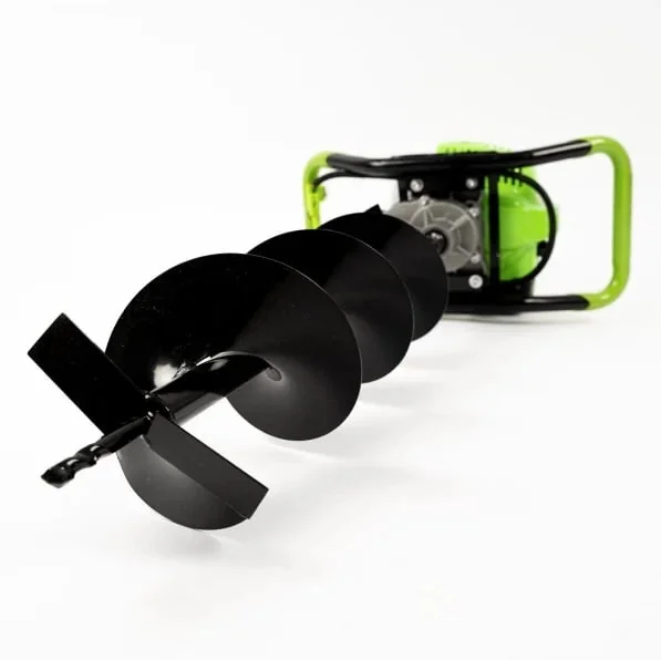 Motoburghiu Pe Benzina 58cc, 6.1kw, 8.1cp, Motor 2 TimpI, Fara Burghiu, Verde, Craft-Tec Mx200
