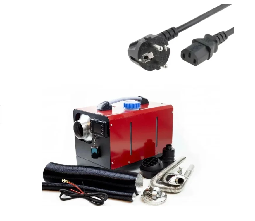 Aeroterma Pe Motorina 8kW Cu Evacuare, Telecomanda, 220V/12V/24V, Rezervor 5L, Campion CMP1478