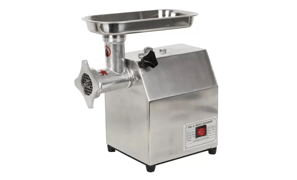 Mașina De Tocat Carne Mk8, 4500W, Super Inox, Accesorii Incluse, 2 Site, Adaptor Carnati, Altai Professional CMP1788