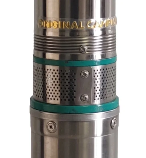 Pompa Submersibila De Mare Adancime Alfa CMP1560, 4QJD2-80/16-2.2, 16 Turbine, 2.2kW (3HP), 10.000 L/H, Hmax 160m, Cablu 30m, Diametru 100mm, Racord 1-1.5", 110-220V, Bobinaj Cupru, Inox – Contine Taxa EEE 35 RON