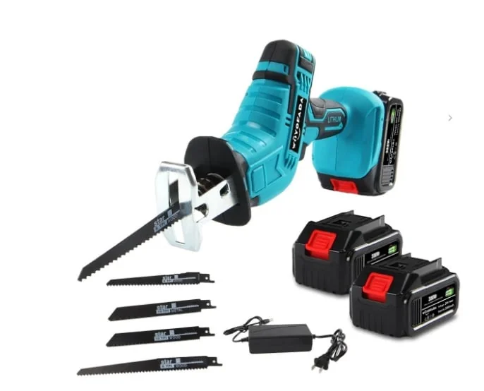 Fierăstrău Sabie 48V Cu 2 Acumulatori Li-Ion, Sistem Quick Release, Valiză Transport, Campion CMP1725F