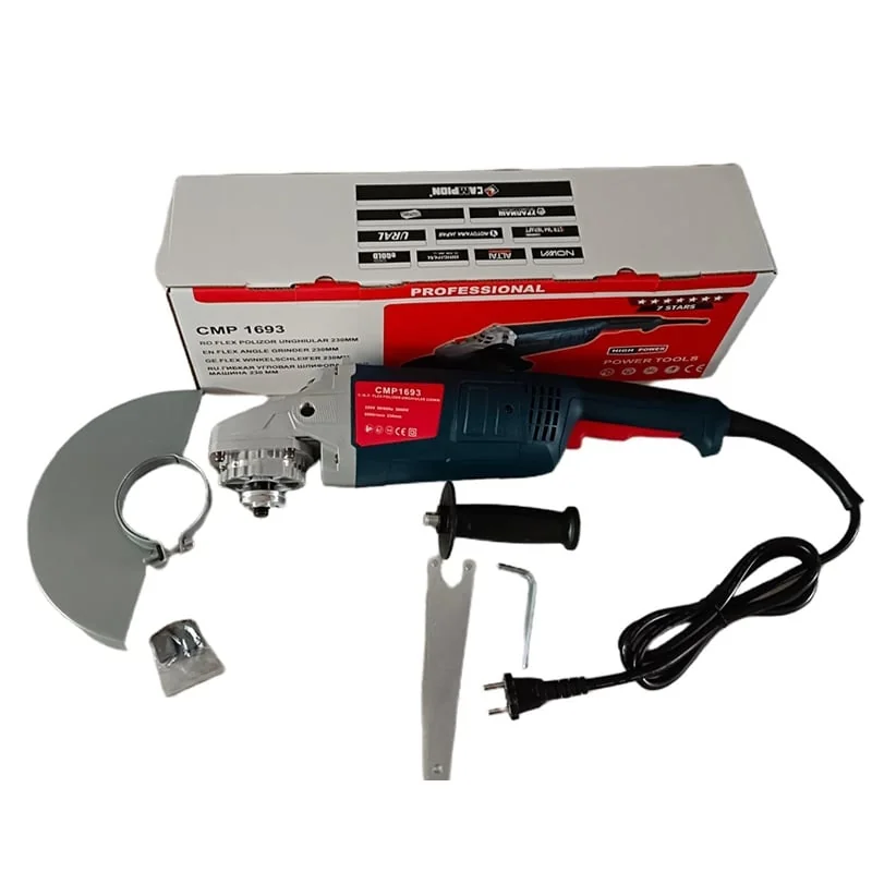 Flex Polizor Unghiular 230mm 3000W 6000rpm Cu Cărbuni Rezervă Campion Professional CMP1693