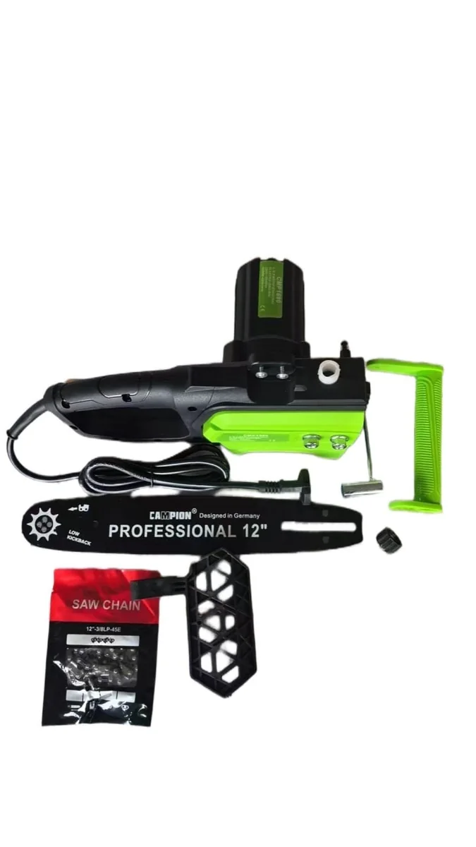 Drujba Electrică 3000W, 4500Rpm, 300mm, 15 m/s, Ungere Automată, Pornire Lentă, Campion Professional CMP1690