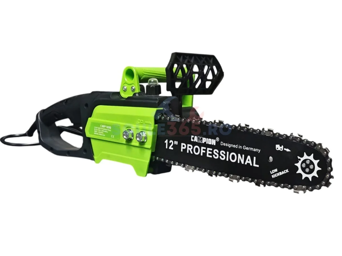 Drujba Electrică 3000W, 4500Rpm, 300mm, 15 m/s, Ungere Automată, Pornire Lentă, Campion Professional CMP1690