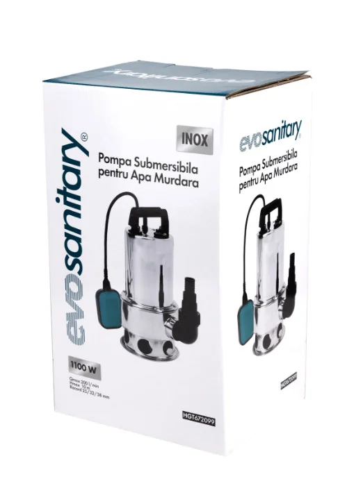 Pompa Submersibila Apa Murdara Epto 750 W, Evotools 675382
