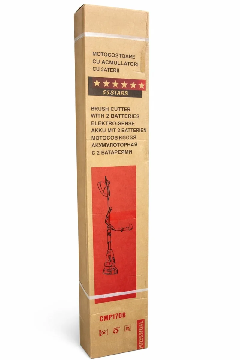 Motocoasitoare Pe Acumulatori Cu 2 Baterii, 20V, 250 Mm, Lățime Tăiere, Cap Autofeed, Mâner Telescopic, Sistem Rotire 90°, Model CMP1786
