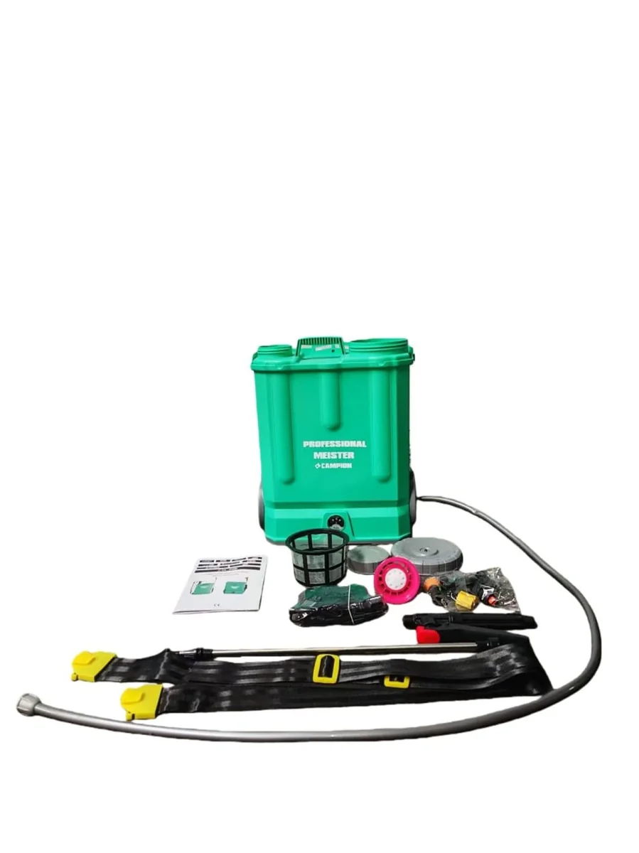 Pompa De Stropit Electrica Pe Baterie Cu Acumulator CMP1760, 12L, 12V, Presiune 2-4 Bar, Autonomie Pana La 4 Ore, Lance Telescopica Inox, Duze Multiple, Incarcator Inclus, Sistem Purtare Ergonomic