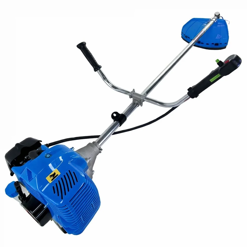 Motocoasoare Pe Benzina 2T CMP1795 UralMash Campion Model Albastru 52cc 7.5CP 12000RPM Tija Rabatabila 28mm 9 Caneluri Motor 2 Timpi 6-7kg