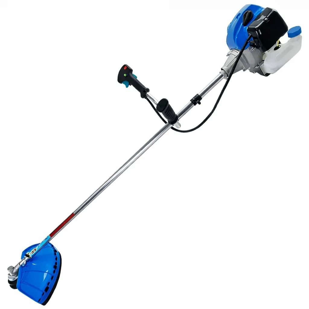 Motocoasoare Pe Benzina 2T CMP1795 UralMash Campion Model Albastru 52cc 7.5CP 12000RPM Tija Rabatabila 28mm 9 Caneluri Motor 2 Timpi 6-7kg
