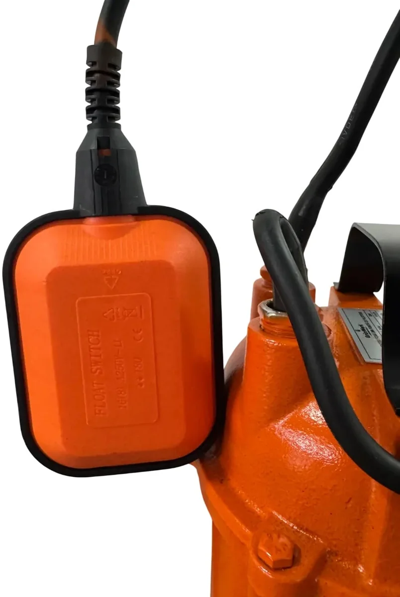 Pompa Submersibila Apa Murdara Din Fonta GW GW7180, 1.1kW (1100W), Cu Plutitor Automat, Cablu 6.7m, Pentru Drenaj Intensiv Si Evacuare Apa Cu Impuritati