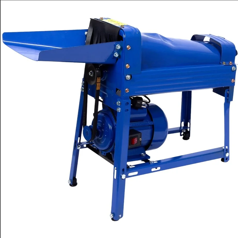Batoza Electrică Dublă Porumb Campion CMP1221, Motor Electric 1500W (1.5kW) Cu Bobinaj Cupru, 3000 Rpm, Capacitate 1500–2000 Kg/H, Alimentare 220V, Construcție Metalică Gabarit Mare