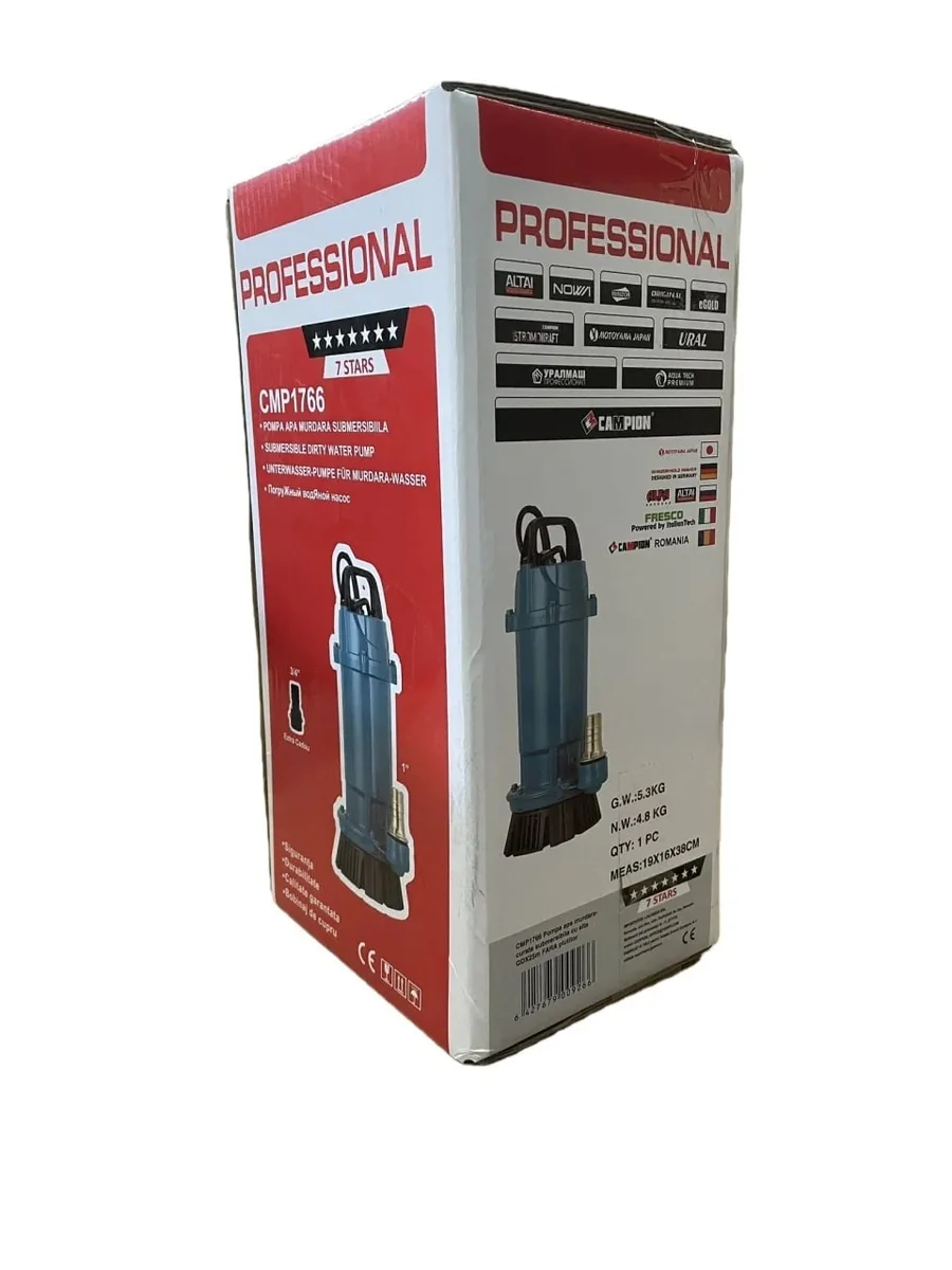 Pompa Submersibila Apa Curata CMP1766 QDX3-25-0.75, 0.75kW, 1HP, Debit 3 Mc/H, Inaltime Refulare 25m, 2860RPM, 110-220V, Fara Plutitor
