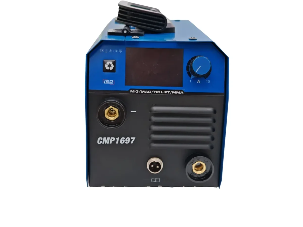 Mega Pachet Aparat De Sudura Tip Invertor Cu Sarma 510A, + X2 Sarma 1.0mm, X2 Electrozi 2.5mm, Ochelari Automati, Magnet MMA/MIG/MAG/TIG CablU Sudura 3M, Afisaj Digital, Ventilat, URALMASH IGBT Tehnology Ultra Hybrid Power, CMP1697