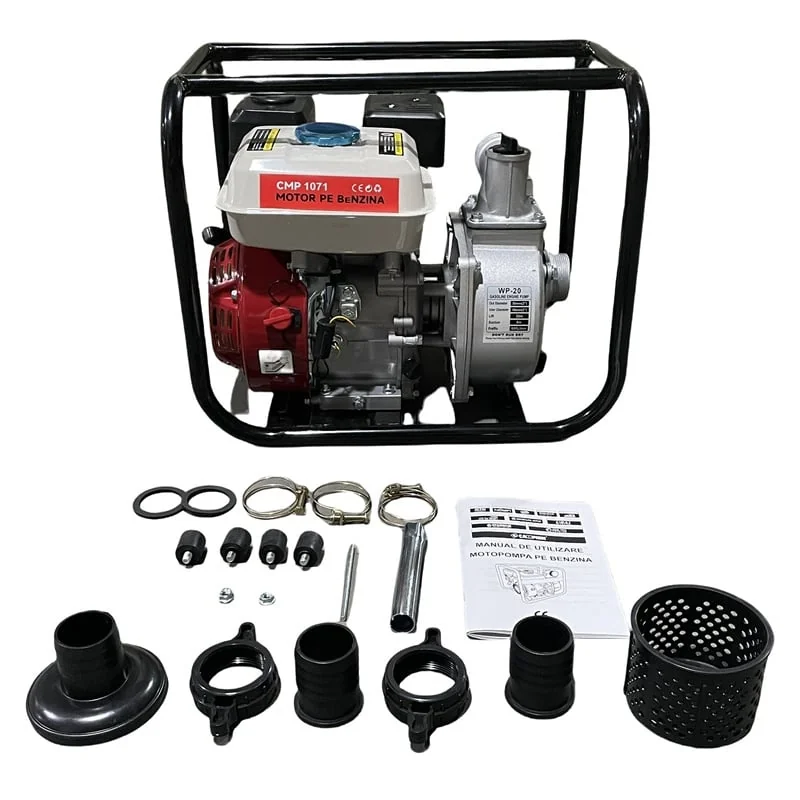Motopompa Benzina 2 Toli Inch 7.5CP, 3600Rpm, 200Cmc, 4 Timp i, 30M Inaltime, Campion Deytos CMP1071