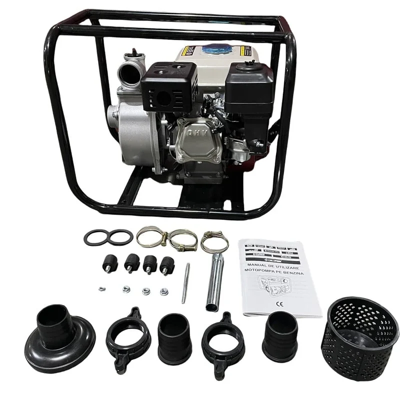 Motopompa Benzina 2 Toli Inch 7.5CP, 3600Rpm, 200Cmc, 4 Timp i, 30M Inaltime, Campion Deytos CMP1071