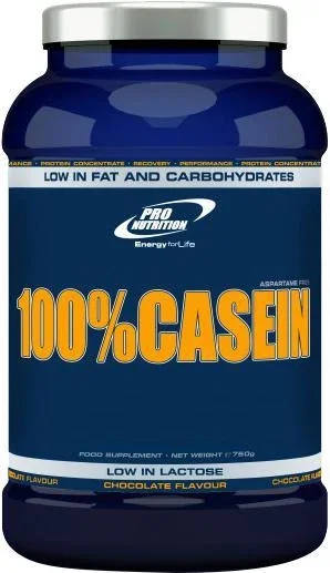 100% Casein Cu Aroma De Ciocolata, 750 G, Pro Nutrition