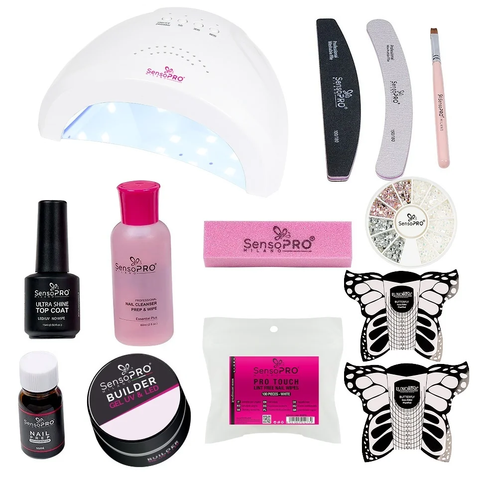 Kit Unghii Gel Incepatori SensoPRO Milano - Promotie #01