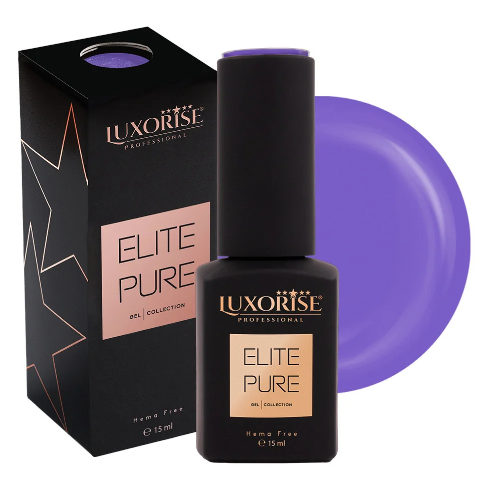Oja Semipermanenta Hema Free LUXORISE ELITE PURE- Royal Orchid, 15ml