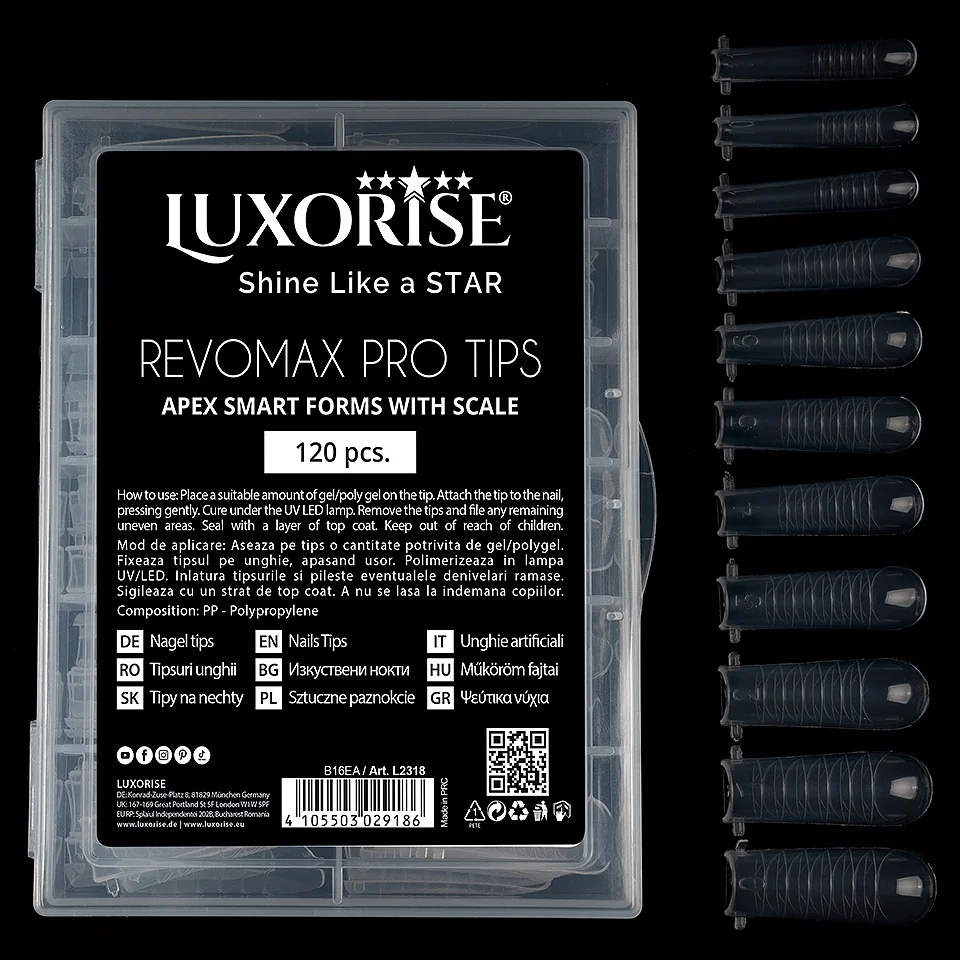Tipsuri Reutilizabile REVOMAX PRO TIPS LUXORISE pentru constructie cu apex, 120 buc