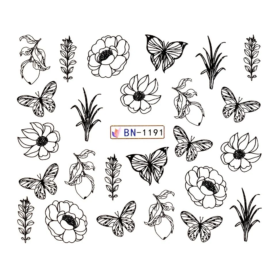 Tatuaj Unghii LUXORISE Simple &amp; Perfect, BN-1191