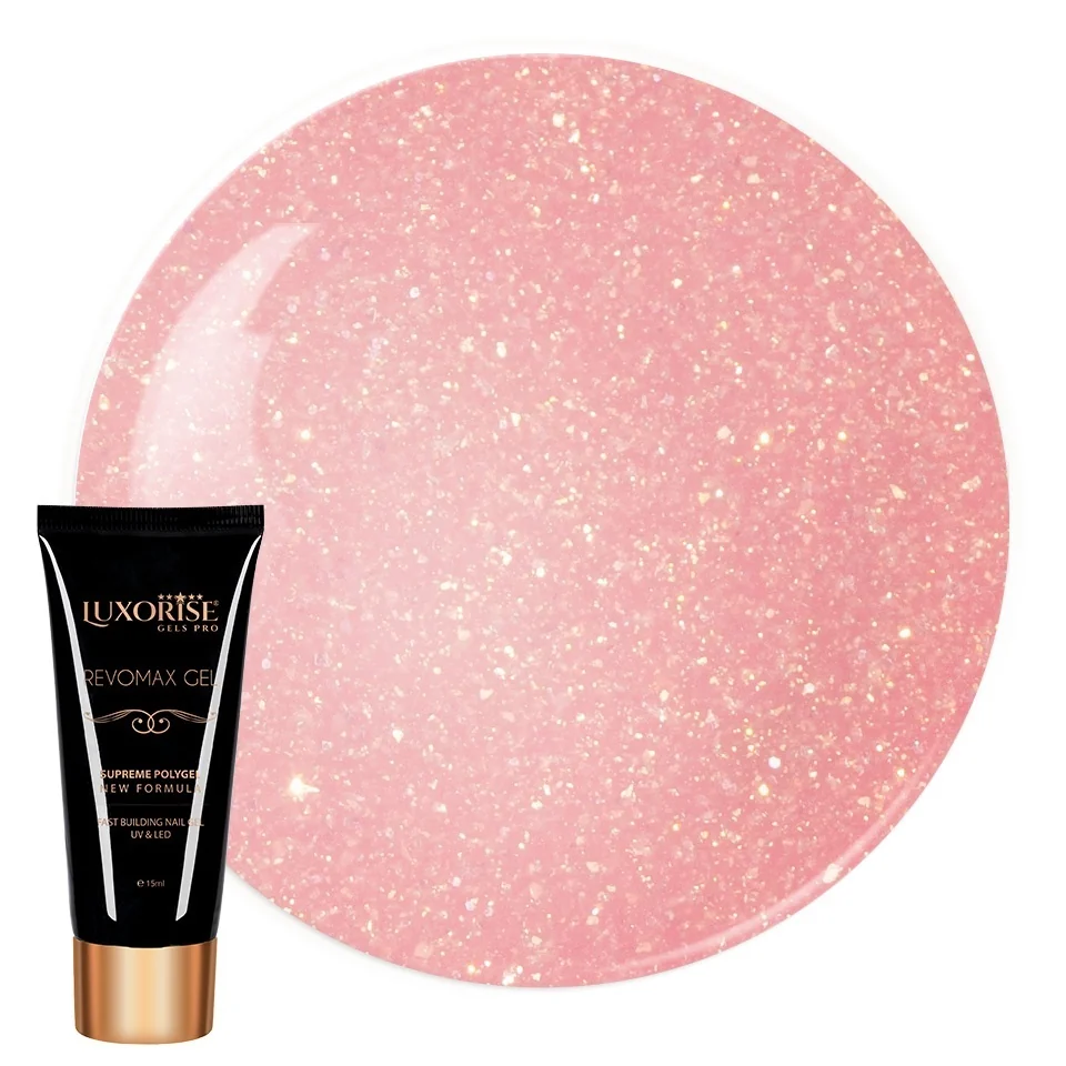 Polygel REVOMAX GEL LUXORISE Rosé Quartz, 15ml