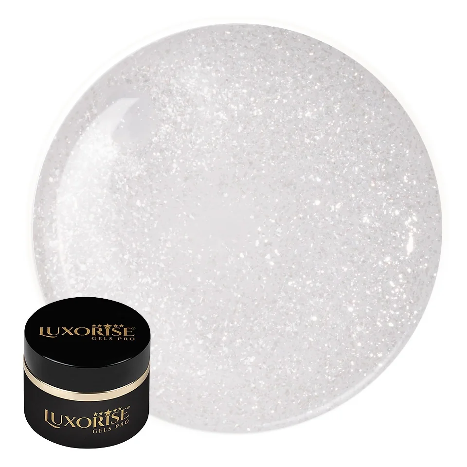Gel UV Constructie Unghii RevoFlex LUXORISE 30ml, Celestial Pearl