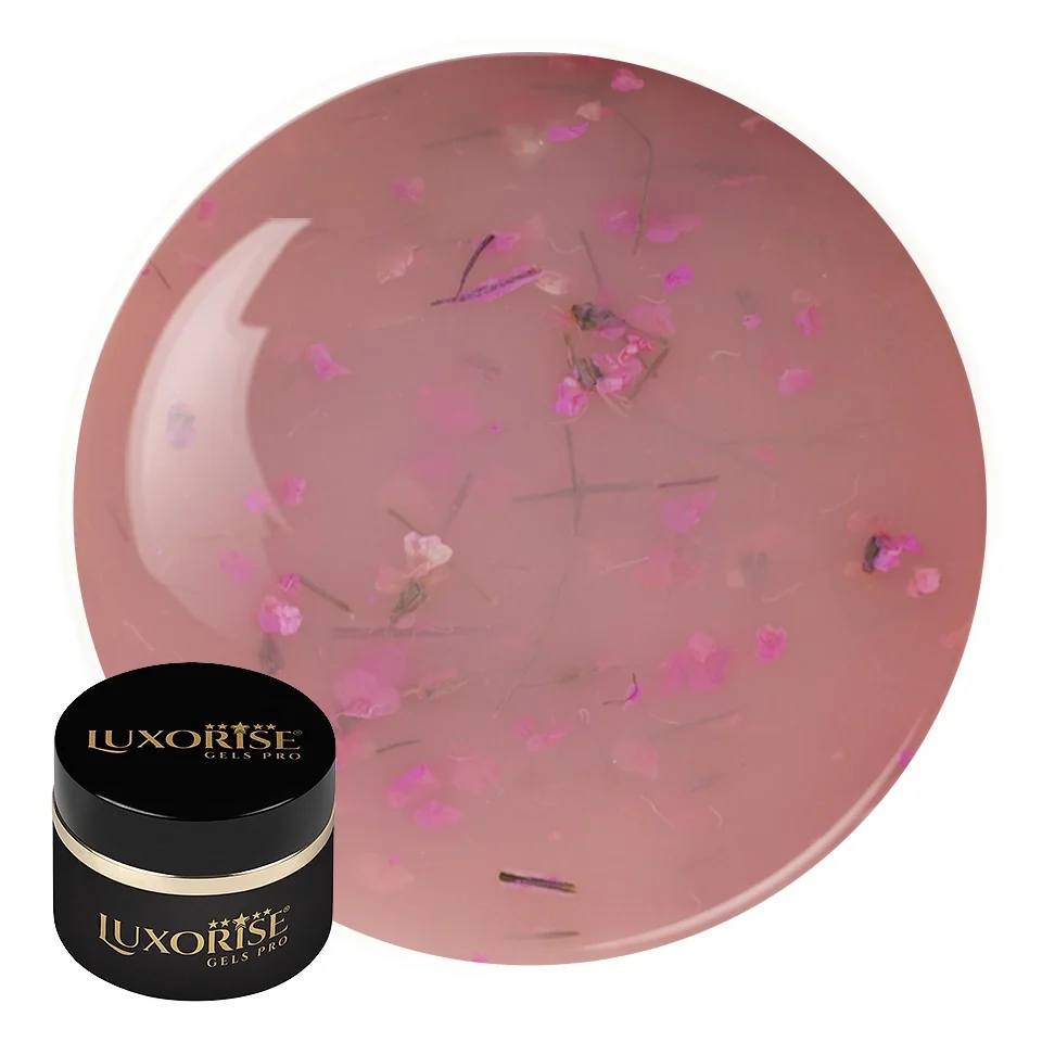 Gel UV Constructie Unghii RevoFlex Floral LUXORISE 30ml, Soft Magnolia