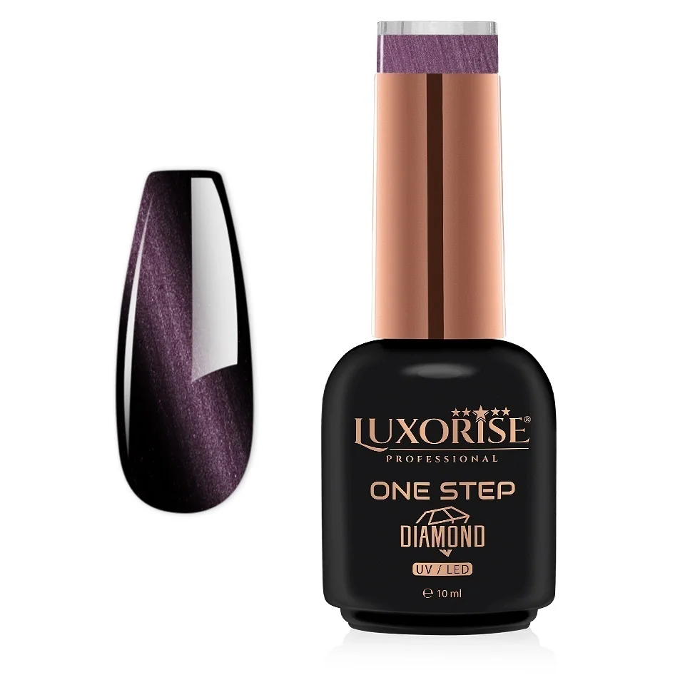 Oja Semipermanenta One Step Diamond Cat Eye LUXORISE - Cherry Pop, 10ml