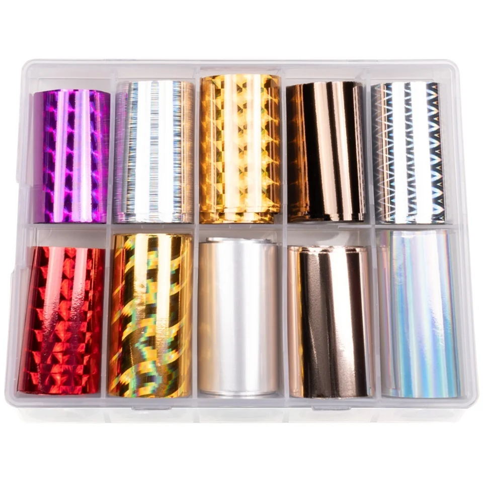 Set Folii Transfer LUXORISE Holo Mirage, 10 buc