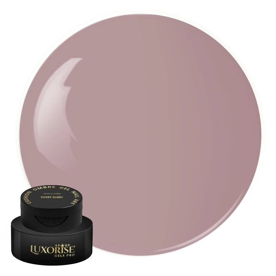 Gel UV Nail Art Babyboomer LUXORISE Cushion Ombre Velvet - Dusky Blush, 2ml