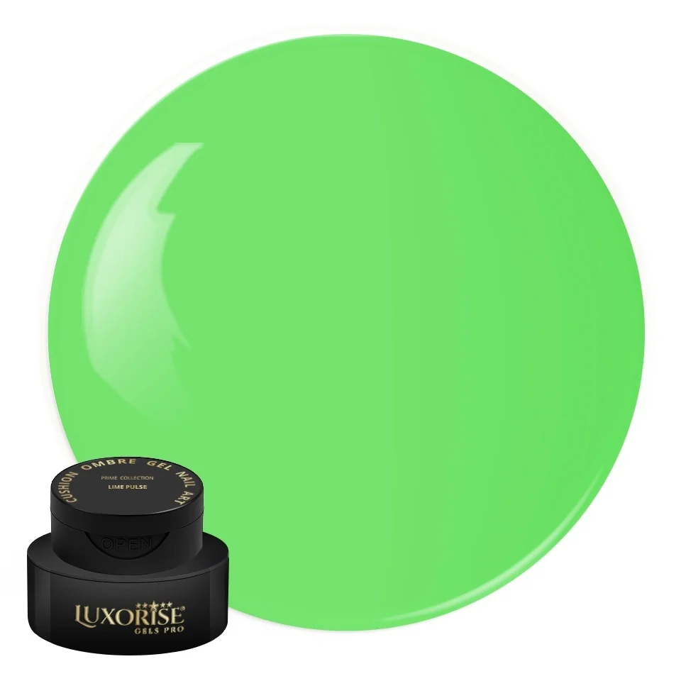 Gel UV Nail Art Babyboomer LUXORISE Cushion Ombre Prime - Lime Pulse, 2ml