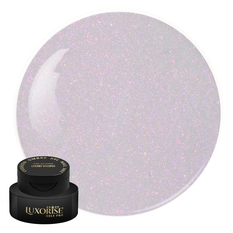Gel UV Nail Art Babyboomer LUXORISE Cushion Ombre Pearl - Cherry Whisper, 2ml