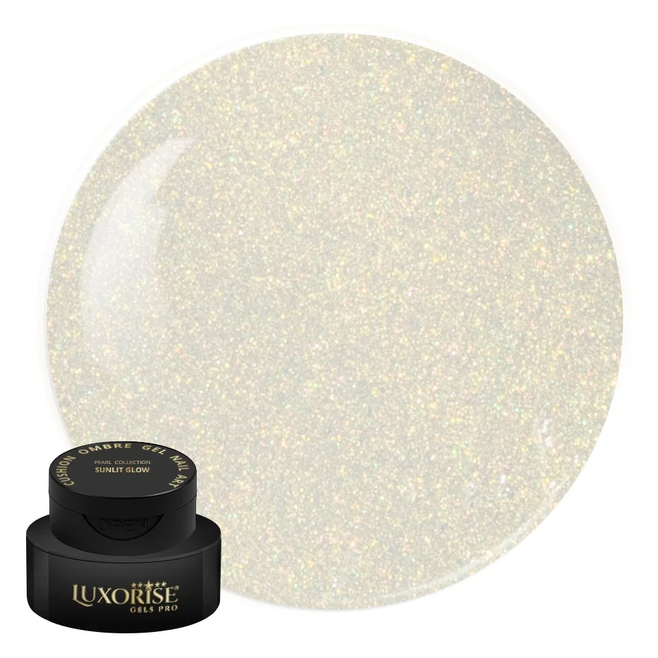Gel UV Nail Art Babyboomer LUXORISE Cushion Ombre Pearl - Sunlit Glow, 2ml