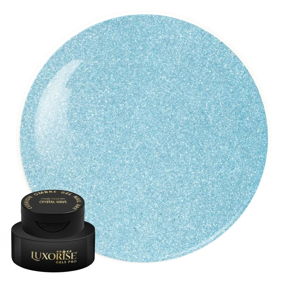 Gel UV Nail Art Babyboomer LUXORISE Cushion Ombre Chrome - Crystal Wave, 2ml