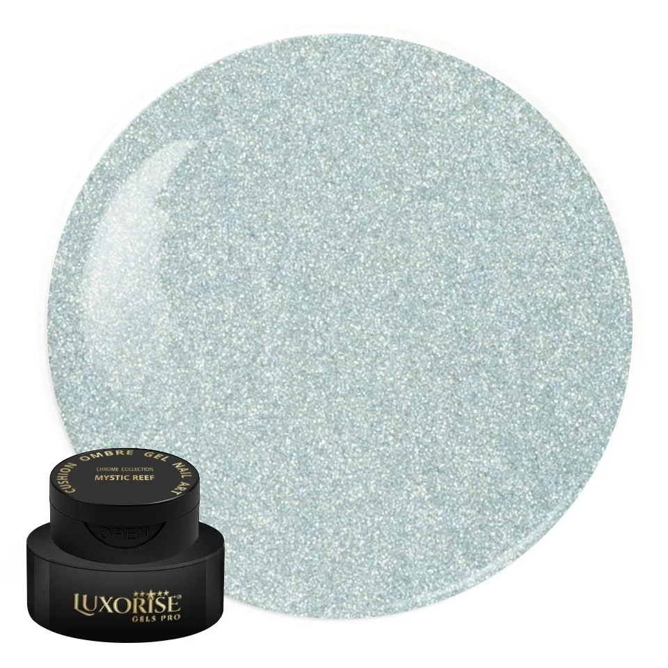 Gel UV Nail Art Babyboomer LUXORISE Cushion Ombre Chrome - Mystic Reef, 2ml