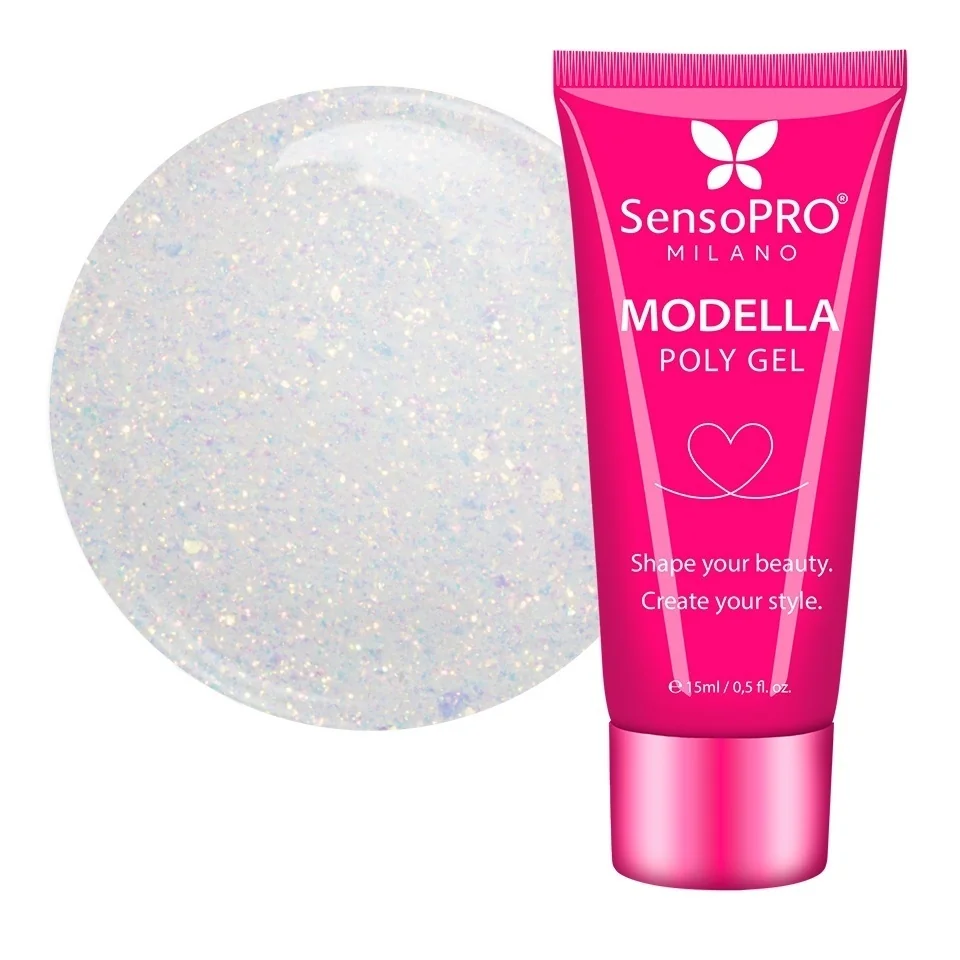 Polygel MODELLA SensoPRO Milano - Fairy Dust, 15ml