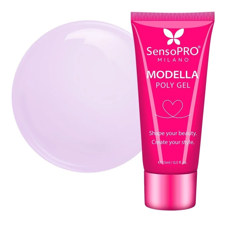 Polygel MODELLA SensoPRO Milano - Soft Orchid, 15ml