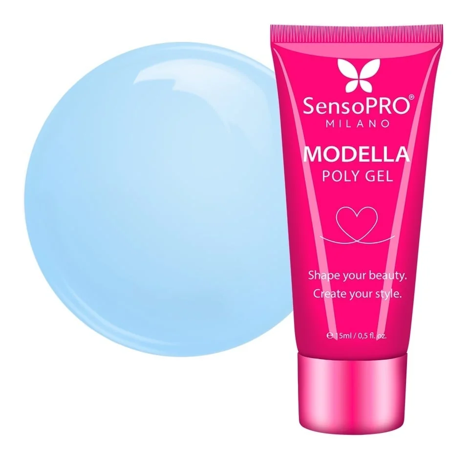 Polygel MODELLA SensoPRO Milano - Sky Whisper, 15ml
