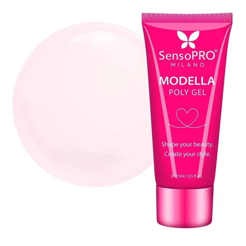 Polygel MODELLA SensoPRO Milano - Pure Blush, 15ml