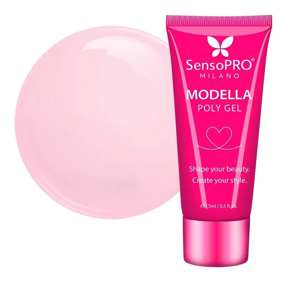 Polygel MODELLA SensoPRO Milano - Pink Sorbet, 15ml